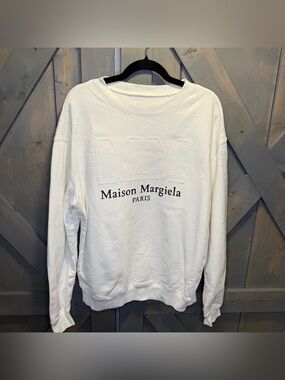 Maison Margiela Embossed MM Logo Sweatshirt